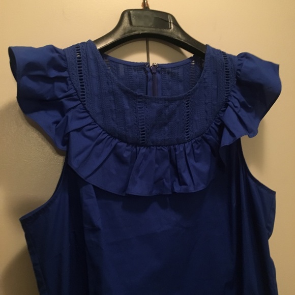 J.Crew Ruffle Neck Dress - Picture 2 of 6